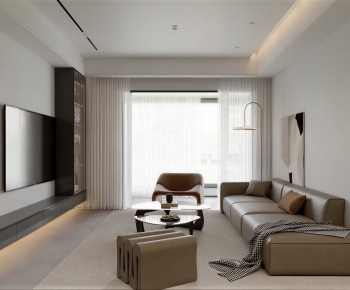 Modern A Living Room-ID:390053035