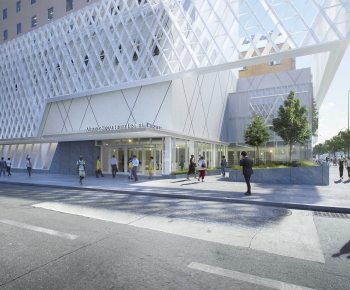 Modern Facade Element-ID:948334939