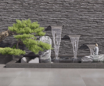 New Chinese Style Rockery Waterscape-ID:360021111