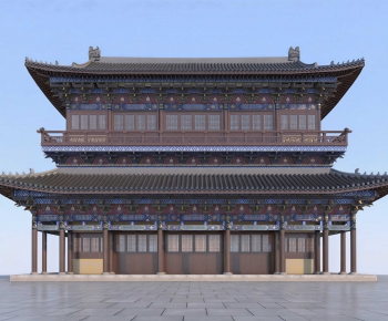 Chinese Style Ancient Architectural Buildings-ID:309518101