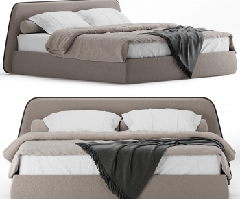 Modern Double Bed-ID:807025918