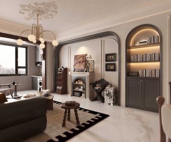 Modern A Living Room-ID:908399118