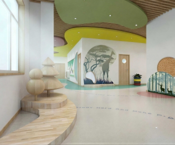 Modern Children's Kindergarten-ID:393109394