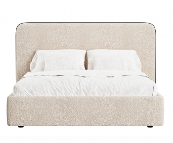 Modern Double Bed-ID:641338858