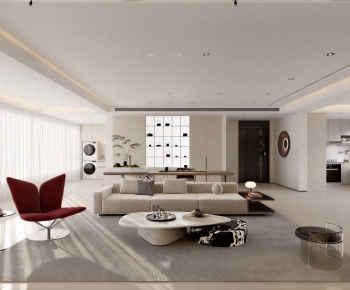 Modern A Living Room-ID:447432993
