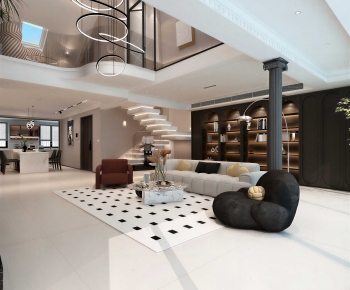 French Style A Living Room-ID:249116901