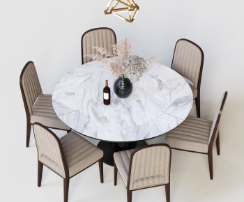 Modern Dining Table And Chairs-ID:861130001