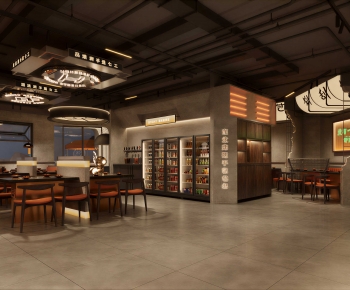 Modern Barbecue Restaurant-ID:592627054