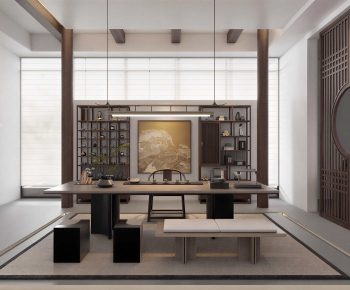 New Chinese Style Tea House-ID:584909971