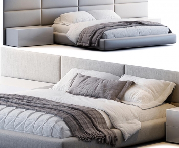 Modern Double Bed-ID:515448098