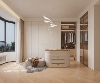 Modern Clothes Storage Area-ID:731666097
