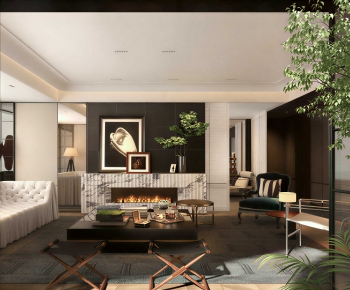 Modern A Living Room-ID:938359982