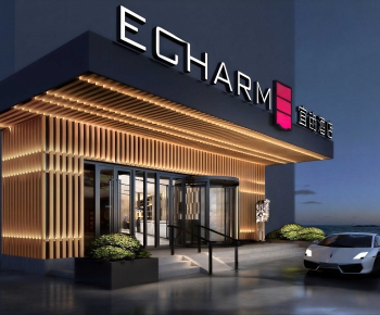 Modern Facade Element-ID:115689046