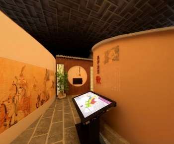 New Chinese Style Exhibition Hall-ID:847890429