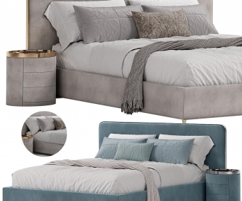 Modern Double Bed-ID:331093076