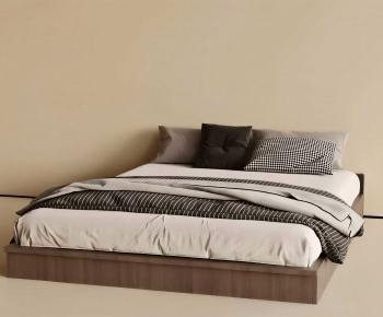 Modern Double Bed-ID:507563115