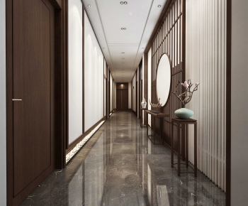New Chinese Style Corridor-ID:651685957
