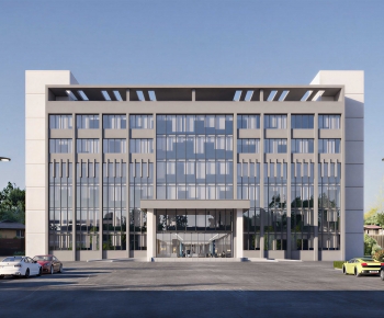 Modern Appearance Of Commercial Building-ID:658914095