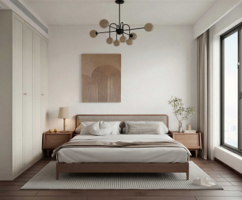 Wabi-sabi Style Bedroom-ID:203063963