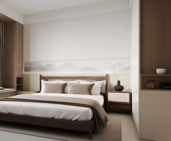 New Chinese Style Bedroom-ID:528309118