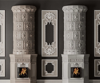 French Style Fireplace-ID:627378948