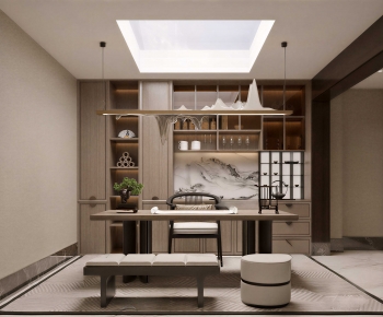 New Chinese Style Tea House-ID:447329049