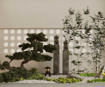 New Chinese Style Plant Landscaping-ID:320372105