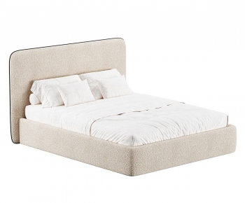 Modern Double Bed-ID:910414934