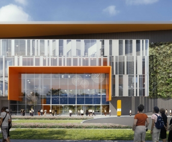 Modern Appearance Of Commercial Building-ID:149712091