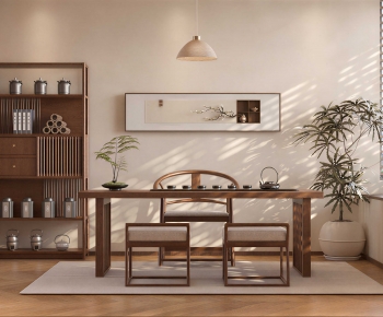 New Chinese Style Tea Tables And Chairs-ID:309911013