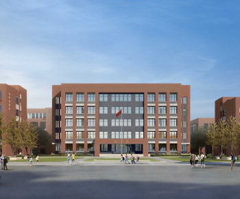 Modern School Building-ID:959968095