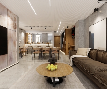 Industrial Style A Living Room-ID:936909919