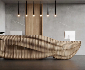 Modern Office Reception Desk-ID:782241119