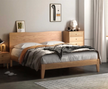 Modern Double Bed-ID:170336011