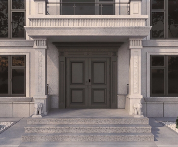 Modern Facade Element-ID:235886102
