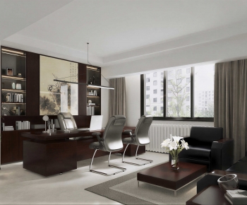 Modern Manager's Office-ID:214478974