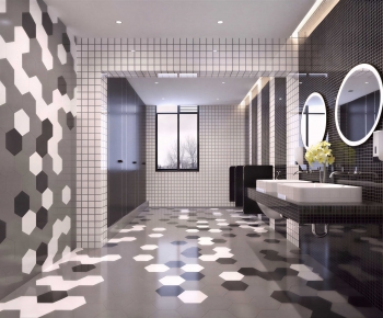 Modern Public Toilet-ID:962521083
