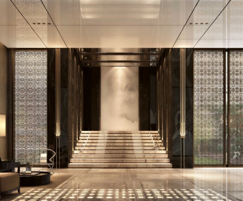 New Chinese Style Office Reception Desk-ID:931240081