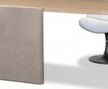 Modern Office Desk And Chair-ID:986584907