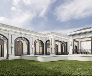 European Style Appearance Of Commercial Building-ID:201318989