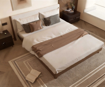 Modern Double Bed-ID:768160105
