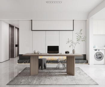 Modern A Living Room-ID:563611036