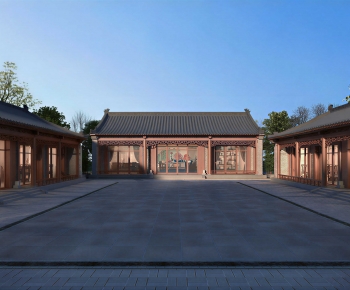 Chinese Style Ancient Architectural Buildings-ID:566075094