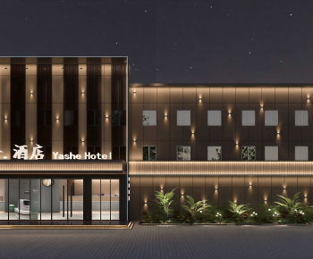 Modern Facade Element-ID:972433098