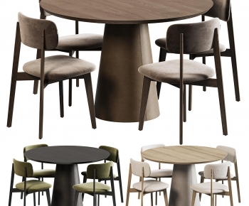 Modern Dining Table And Chairs-ID:390558009