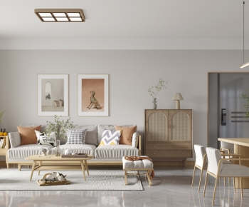 Japanese Style A Living Room-ID:865983967