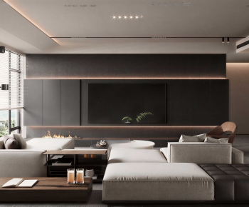 Modern A Living Room-ID:790576939