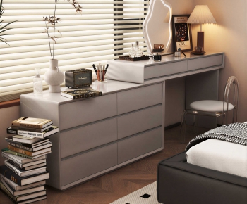 Modern Computer Desk And Chair-ID:882090093