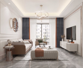 Modern A Living Room-ID:832179077
