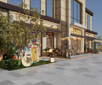 Modern Facade Element-ID:891036996